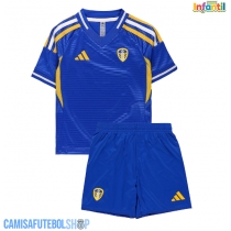 Camisa de time de futebol Leeds United Replicas 2º Equipamento Infantil 2025-26 Manga Curta (+ Calças curtas)
